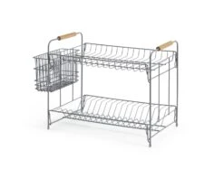 Habitat Industrial Wire Dish Drainer - Grey 7 Habitat Industrial Wire Dish Drainer - Grey -Chic Household Items 9571712 R Z004A