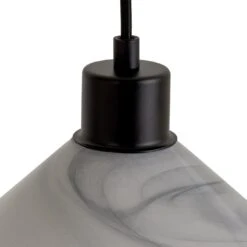 Habitat Lati Marble Glass Pendant - Black & White 7 Habitat Lati Marble Glass Pendant - Black & White -Chic Household Items 9573569 R Z002A