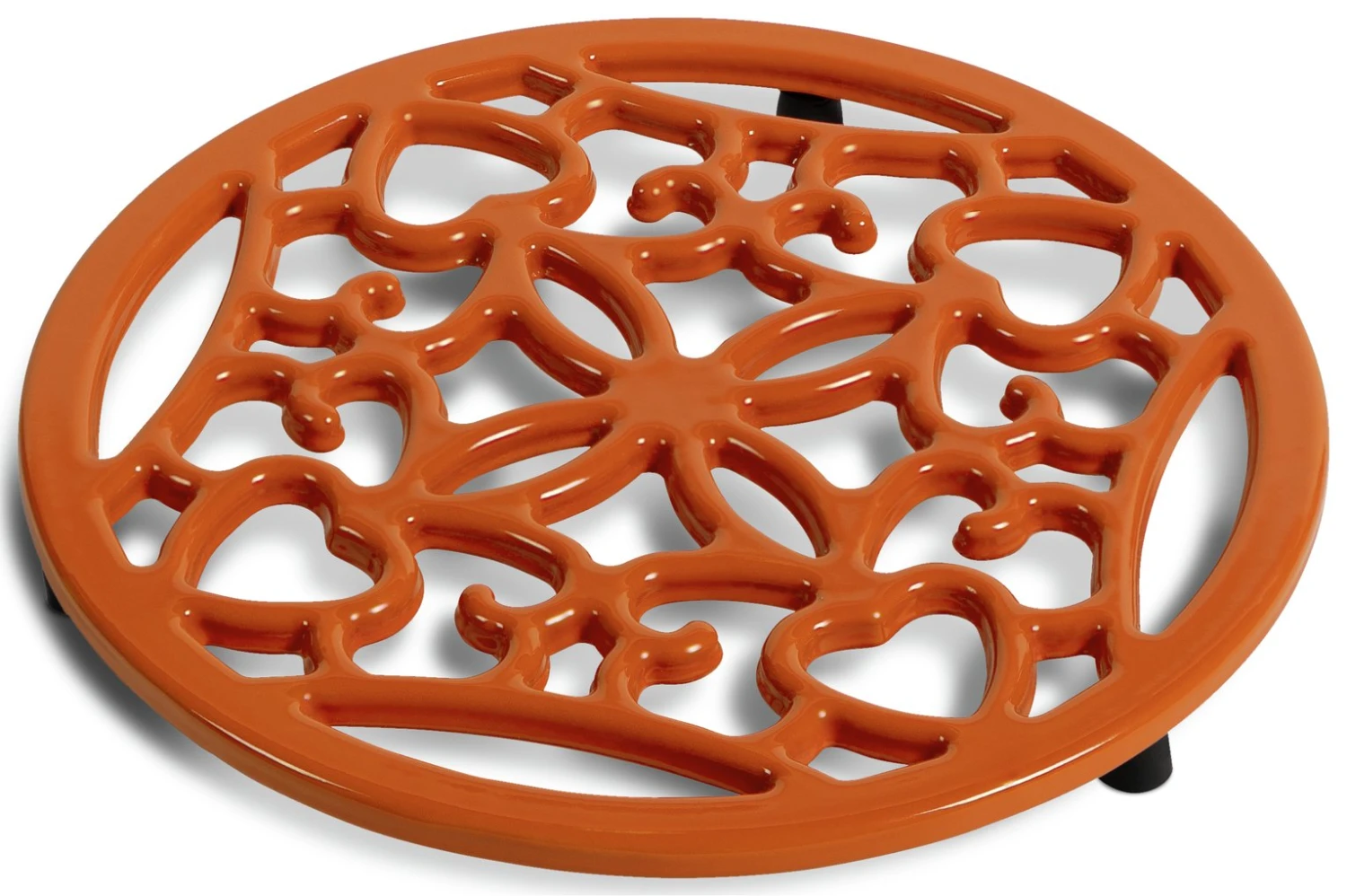 Habitat Cast Iron Trivet - Orange 1 Habitat Cast Iron Trivet - Orange