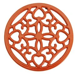 Habitat Cast Iron Trivet - Orange 7 Habitat Cast Iron Trivet - Orange -Chic Household Items 9574142 R Z005A