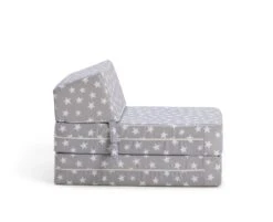 Habitat Kids Grey Stars Chair Bed -Chic Household Items 9577596 R Z004A