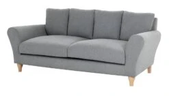 Habitat Carrie Fabric 3 Seater Sofa - Graphite -Chic Household Items 9579879 R Z002A