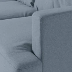 Habitat Joshua Fabric Right Hand Corner Chaise Sofa - Blue -Chic Household Items 9581812 R Z008A