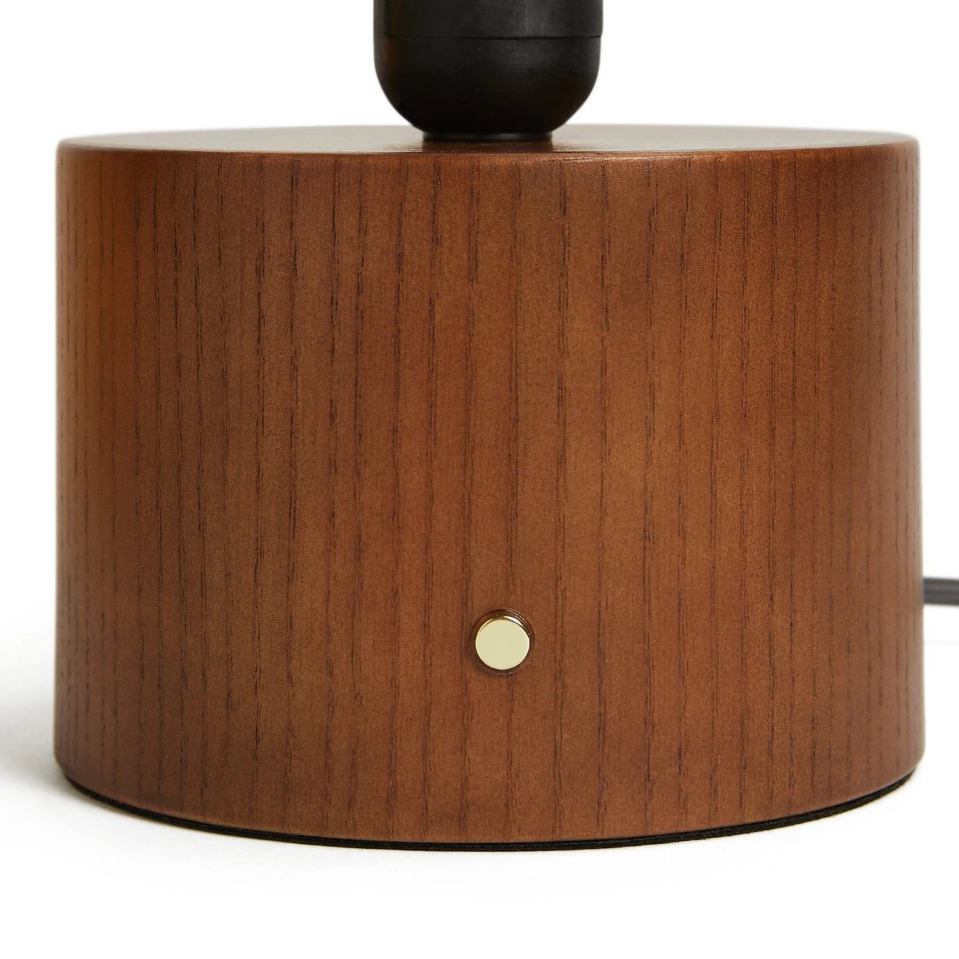 Habitat Corduroy Touch Table Lamp - Mustard & Walnut 3 Habitat Corduroy Touch Table Lamp - Mustard & Walnut - Image 3