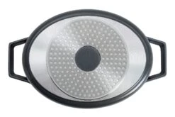 Habitat 4.2LT Cast Aluminium Casserole Dish - Black -Chic Household Items 9588994 R Z004A