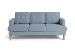 Habitat Joshua Fabric 3 Seater Sofa - Blue -Chic Household Items 9589632 R Z002A