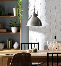 Habitat Cetus Fisherman Pendant - Satin Nickel