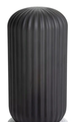 Habitat Rallie Smoked Glass Terrazzo Table Lamp – Grey -Chic Household Items 9595396 R Z002A