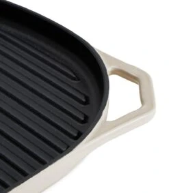 Habitat Large Cast Iron Grill Pan - Cream -Chic Household Items 9596120 R Z003A