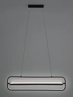 Habitat Metal LED Bar Pendant Light - Black 11 Habitat Metal LED Bar Pendant Light - Black -Chic Household Items 9597428 R Z002C