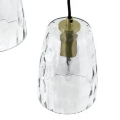 Habitat Webb 5 Light Cluster Pendant - Glass & Brass -Chic Household Items 9600573 R Z002A