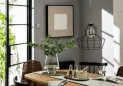 Habitat Indus Large Country Wire Shade - Black -Chic Household Items 9602928 R Z002C