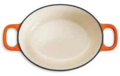 Habitat 2.4Litre Oval Cast Iron Casserole Dish - Orange -Chic Household Items 9606766 R Z002A