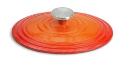 Habitat 2.4Litre Oval Cast Iron Casserole Dish - Orange -Chic Household Items 9606766 R Z003A