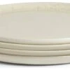 Habitat Evora 4 Piece Stoneware Side Plates - Natural