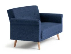 Habitat Evie Fabric 2 Seater Sofa In A Box - Navy Blue -Chic Household Items 9612437 R Z004A