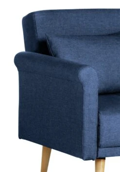 Habitat Evie Fabric 2 Seater Sofa In A Box - Navy Blue -Chic Household Items 9612437 R Z006A