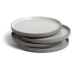 Habitat Speckle Set Of 4 Side Plate - Grey -Chic Household Items 9613962 R Z002A