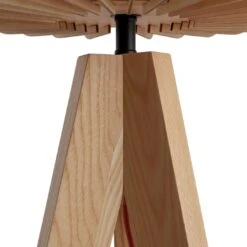 Habitat Achille Ash Wooden Tripod Floor Lamp - Oak -Chic Household Items 9615489 R Z003A