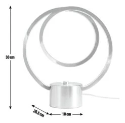 Habitat Pill Metal LED Table Lamp - Brushed Brass -Chic Household Items 9618761 R E001