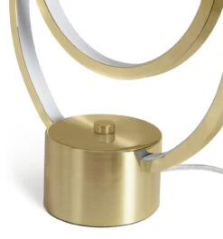 Habitat Pill Metal LED Table Lamp - Brushed Brass -Chic Household Items 9618761 R Z003A