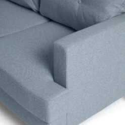 Habitat Joshua Left Hand Corner Chaise Sofa - Blue -Chic Household Items 9621844 R Z005A