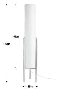 Habitat Arbaa Woven Column Floor Lamp - Natural -Chic Household Items 9622939 R E001