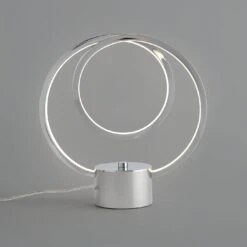 Habitat Pill Metal LED Table Lamp - Brushed Chrome 14 Habitat Pill Metal LED Table Lamp - Brushed Chrome -Chic Household Items 9625345 R Z002C