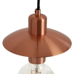 Habitat Coleman Metal Pendant Light - Copper -Chic Household Items 9628081 R Z002A