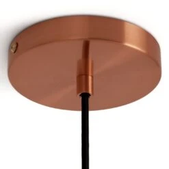 Habitat Coleman Metal Pendant Light - Copper -Chic Household Items 9628081 R Z003A