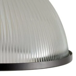 Habitat Eumee Pressed Glass Flush To Ceiling Light - Clear -Chic Household Items 9628672 R Z002A