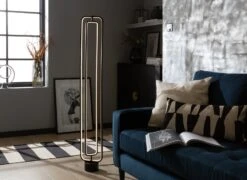 Habitat Sio LED Floor Lamp - Black -Chic Household Items 9629585 R Z002C