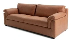 Habitat Florence Leather 4 Seater Sofa - Tan -Chic Household Items 9629808 R Z002A