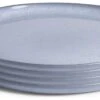 Habitat Evora 4 Piece Stoneware Side Plates - Blue