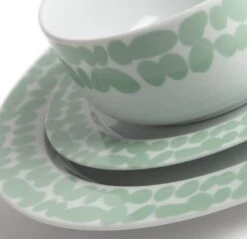 Habitat Scandi Decal 12 Piece Porcelain Dinner Set -Chic Household Items 9634721 R Z005A