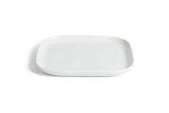 Habitat Riko Square 4 Piece Dinner Plates - White -Chic Household Items 9637694 R Z002A
