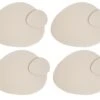 Habitat Set Of 4 Faux Leather Pebble Placemats And Coasters